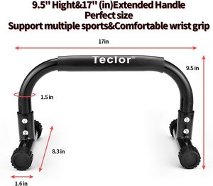 Đẩy lên thanh, 14 ''thép cao nặng calisthenics song song thanh cho l-ngồi, <span class=keywords><strong>dips</strong></span> - Product Image 4