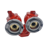 Usine chinoise directe en fonte ductile Double prises bouche d'incendie intérieure équipement et accessoire de lutte contre l'incendie