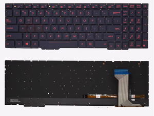 Bàn phím máy tính xách tay cho <span class=keywords><strong>ASUS</strong></span> ROG GL553VD GL553VE gl553vw gl753 gl753vd GL753VE chúng tôi bàn phím máy tính xách tay có đèn nền Tiếng Anh - Product Image 2