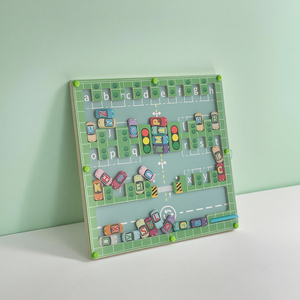 Wooden <b>Car</b> Maze Beads Counting Game Color Sorting <b>Toys</b> Math Teaching Aids <b>Toy</b> - Product Image 5