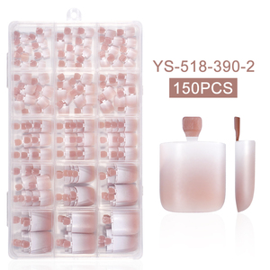 Custom 150PCs Ombre Press on Foot Nail <span class=keywords><strong>Tips</strong></span> Toenails Short Square Pink Hecho a mano <span class=keywords><strong>Soft</strong></span> <span class=keywords><strong>Gel</strong></span> Gradient Press on Toe Nails French <span class=keywords><strong>Tips</strong></span> - Product Image 5