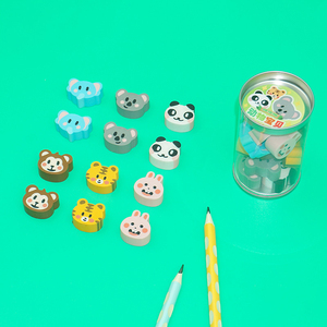 Set di Gomme per Cancellare 3D a Forma di Animali Personalizzate, Ecologiche, per Scuola e Cancelleria - Product Image 5
