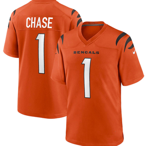 Ricamo Personalizzato all'Ingrosso Cincinnati <span class=keywords><strong>Bengals</strong></span> # 1 # 9 # Maglia da Calcio 97 in Poliestere a Rete Unisex per Adulti Manica Corta 2026 Cross-border - Product Image 2