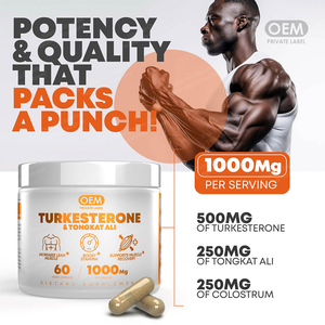 อาหารเสริมสมุนไพรเพิ่มกล้ามเนื้อขายดี เทอร์คีสเตอโรน ตองกัต อาลี 60 แคปซูล จัดการพลังงานตามธรรมชาติ สำหรับนักกีฬา - Product Image 5