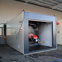 Chaudière à vapeur mobile montée sur châssis, alimentée au gaz naturel, 3t/h, machinerie industrielle pour l'industrie textile