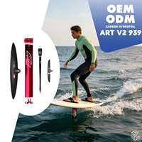 Hydrofoil Downwind AXIS ART V2 939 de Carbono: Bombeo Eficiente, Deslizamiento Largo, Velocidad Estable, Mástil de Alto Rendimiento para Deportes en Aguas Abiertas