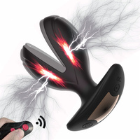 Elektrischer Schockimpuls Analvibratoren Vibrations-Expander Plug Prostata-Massagegerät für Männer Frauen G-Punkt-Vibrator Sexspielzeug für Paare