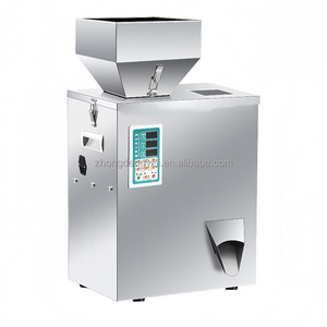 Machine de remplissage semi-automatique de bureau pour poudre de thé, granulés, aliments, café, tisanes, céréales, riz, noix, épices (petites quantités) - Product Image 2