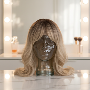 วิกผมแท้สำหรับ<span class=keywords><strong>ผู้หญิง</strong></span>ผิวสีดำ - วิกผมแบบ U Part ลอนหยิกพร้อมเชือกยางยืด (สีน้ำตาลกลาง) ผูกด้วยมือ <span class=keywords><strong>ผม</strong></span>แท้ 100% ไม่ผ่านการแปรรูป - Product Image 6