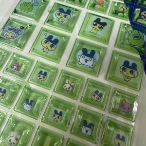 Autocollants 3D en cristal style anime motif étoile 10x20,5cm, mignons dessins animés en relief pour la décoration de carnets et récompenses pour enfants - Product Image 1