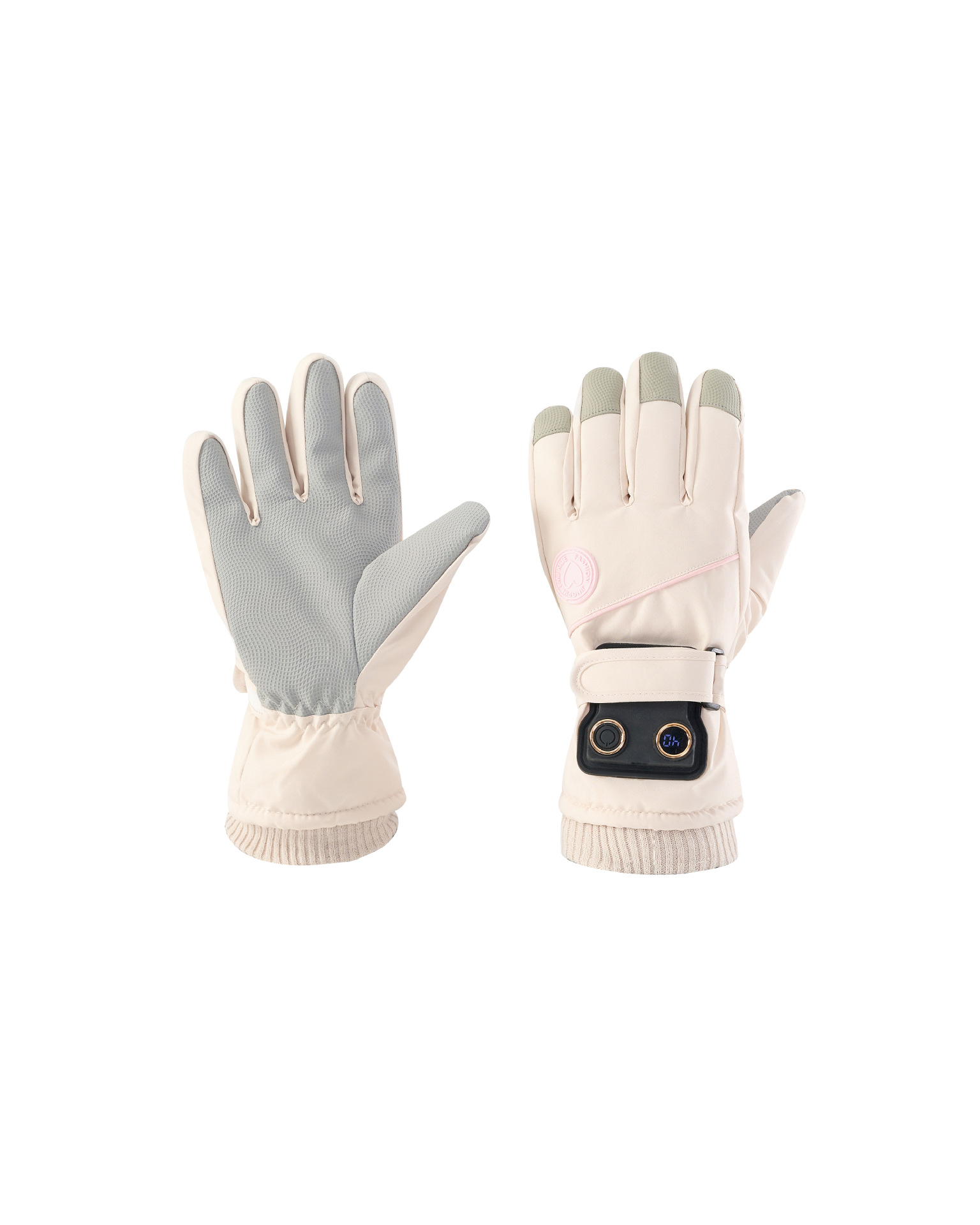 Design blanc en forme de coeur