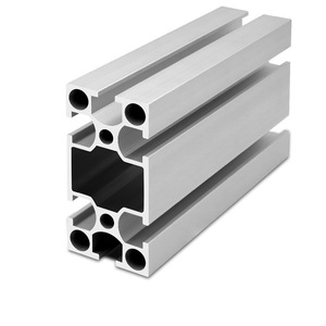 โปรไฟล์อลูมิเนียมอัลลอย 4080 เกรดอุตสาหกรรม 6063 T5 สำหรับโครงเครื่องจักรหนัก มาตรฐานยุโรป - Product Image 1