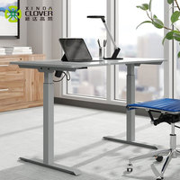 Cadre de bureau ergonomique électrique réglable en hauteur pour le travail debout, l'étude et l'ordinateur
