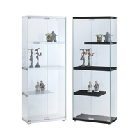 TMG-G61 clair verre trempé armoire à vin moderne luxe Bar meubles éclairage pour la maison Bar salon entrée hôtel appartement