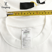 Yingling coton de qualité de première classe, Logo personnalisé hommes impression t-shirt personnalisé impression plaine t-shirt surdimensionné