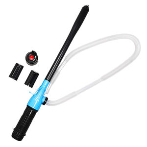 Pompe de transfert d'huile et d'eau électrique portable, alimentée par batterie, robuste, avec tuyau et buse pour voiture, camion, bateau - Product Image 1