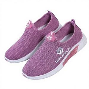 Zapatillas Planas Cómodas para Mujer, para Caminar al Aire Libre en Invierno, Diseño Casual sin Cordones, Nuevo Diseño de Verano con Patrón Sólido - Product Image 6