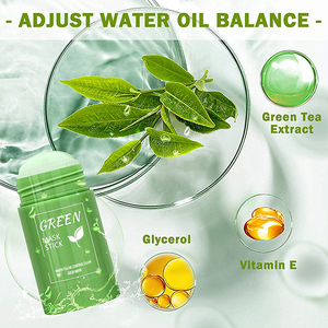 SEOMOU Film de Boue au Thé Vert Nettoyant Facial Réparateur <span class=keywords><strong>Masque</strong></span> Anti-Points Noirs - Product Image 3