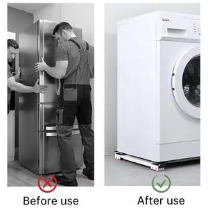 Soporte Móvil de Metal con Ruedas y Capacidad de Carga de 300 kg para Artículos <span class=keywords><strong>del</strong></span> <span class=keywords><strong>Hogar</strong></span> como Sofás, Muebles y Electrodomésticos - Product Image 5