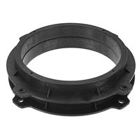 2x Plaques d'adaptation pour haut-parleurs de porte avant de voiture de 6,5 pouces, supports d'espacement, anneaux pour Hyundai Ix20 Ix25 Ix35
