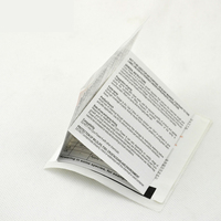 Impression d'étiquettes alimentaires en bouteille personnalisées Livret multi-pages adhésif étanche Étiquettes double face Étiquettes autocollantes pliantes multicouches