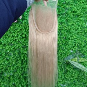 Sistema de Integração de Cabelo Humano Cru de Alta Densidade 5x5 5x6 6x6 com Fechamento de Renda HD para Mulheres Brancas - Product Image 3