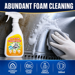 Zourunan Oil Stain <strong>Cleaner</strong> Spray Heavy Duty Kitchen Degreaser Range Hood <strong>Stove</strong> <strong>Top</strong> Pot Wall <strong>Cleaner</strong> 500ml OEM Wholesale - Product Image 2