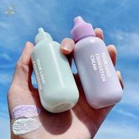 Échantillon gratuit de fond de teint végétalien à couverture complète maquillage de marque privée fond de teint mat imperméable pour le maquillage