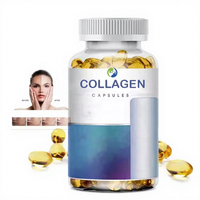 Complément Beauté Inter-Healthcare Collagène 500mg Gélules Molles Protéine Vitamine C pour Éclaircissement de la Peau Naturel Usage Adulte