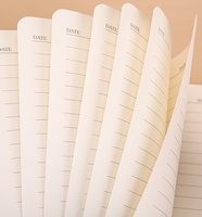 Carnet A5 personnalisable 2025 élégant avec fermeture à bouton-pression en cuir – Papeterie de projet, jolie papeterie