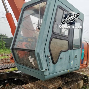 Excavatrice d'occasion Hitachi EX60, marque japonaise, 6 tonnes, mini, sur chenilles en caoutchouc, moteur Isuzu, modèle 2020, godet de 0,3 m, puissance de 40000 W - Product Image 2