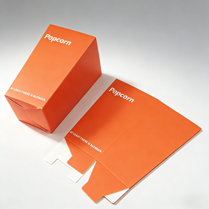 Caja de Papel para Palomitas de Maíz con Impresión Personalizada Desechable, MOQ500, Caja de Alimentos para Palomitas de Maíz para Fiestas y Cine - Product Image 5
