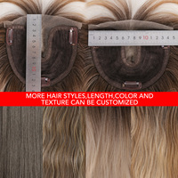Prothèse capillaire naturelle invisible Julianna en fibre synthétique Futura, avec fermeture frontale en dentelle et frange pour femme