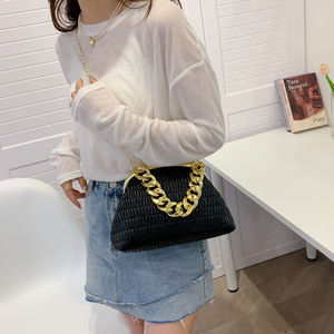 Sac à main de soirée pour femme avec chaîne tressée et doublure <span class=keywords><strong>en</strong></span> cuir PU, sac à bandoulière pour femme - Product Image 5