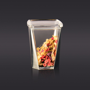 Boîte de conservation alimentaire hermétique empilable en acrylique, forme octogonale, pour la cuisine - Product Image 4