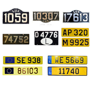<span class=keywords><strong>Plaque</strong></span> d'immatriculation vierge personnalisée par sublimation, fabrication directe d'usine, <span class=keywords><strong>plaque</strong></span> d'immatriculation de Luxembourg - Product Image 2