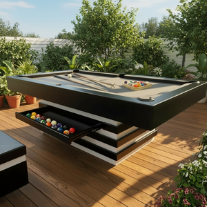 Mesa de Billar de Lujo Multifuncional para Exteriores de 7, 8 y 9 Pies, con Cajón, para Uso Familiar y Comedor, Venta al por Mayor 2026 - Product Image 1