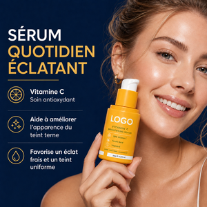 Suero Facial Coreano Antioxidante, Iluminador, Hidratante, Reparador de la Barrera Cutánea, Ligero, con Vitamina C, para Uso Diario, ODM - Product Image 6