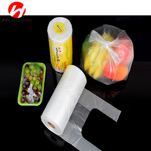 ถุงพลาสติก HDPE แบบเสื้อยืด ผลิตจากวัสดุรีไซเคิล พิมพ์โลโก้ได้ตามต้องการ ความหนา 6-50 ไมครอน สำหรับบรรจุภัณฑ์ซูเปอร์มาร์เก็ตและงานแสดงสินค้า - Product Image 4