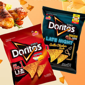 Chips de Maíz <span class=keywords><strong>Coreanos</strong></span> <span class=keywords><strong>Doritos</strong></span> Sabor Queso/Sabor Pollo Frito, Chips de Tortilla 84g, Snacks Inflados al por Mayor - Product Image 2