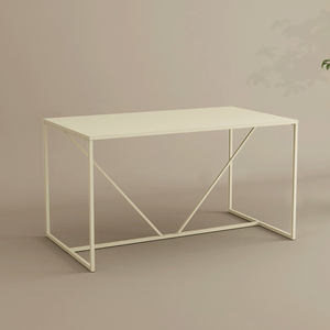Table <span class=keywords><strong>d</strong></span>'<span class=keywords><strong>entrée</strong></span> industrielle moderne en acier, console de salon à cadre géométrique et support incliné - Product Image 5