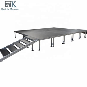 Adjustable Height Heavy Duty Removable <b>Stage</b> Aluminum Alloy 6061 Frame Modular <b>Stage</b> Design For Events - Product Image 5