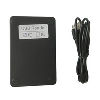 Lector de Tarjetas RFID de 125khz, Copiador, Duplicador, Clonador, Programador de Tarjetas USB, Material ABS con 10 Llaves EM4305 Gratis