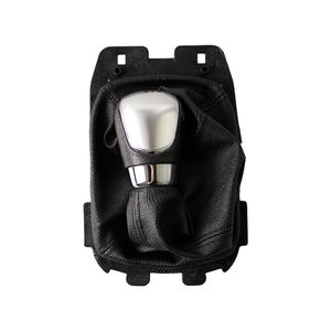 Pomo de Palanca de Cambios para Automóvil, Venta Caliente del Fabricante, para <span class=keywords><strong>Ford</strong></span> <span class=keywords><strong>Ecosport</strong></span> 2013-2018, Estilo Automotriz con Funda de Cuero PU Negra - Product Image 2