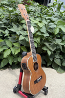 Ukulele ténor Aiersi 26 pouces en koa de haute qualité, professionnel, avec logo personnalisé, OEM ODM, micro intégré, basse gamme G