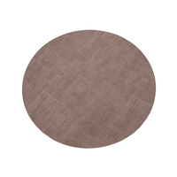 1 ensemble de tapis de Table matelassé, mobilier moderne de styliste, avec impression naturelle, napperon rond
