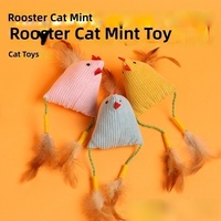Jouet en peluche pour chat à la catnip avec clochette intégrée, interactif, pour la dentition et la mastication, pour le jeu autonome et le soulagement de l'ennui des chatons