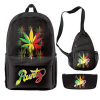 Sac à dos pour homme Backwoods Cookie RAW personnalisé, entièrement imprimé par sublimation, grande capacité, imperméable, en tissu Oxford durable, ensemble 3 en 1