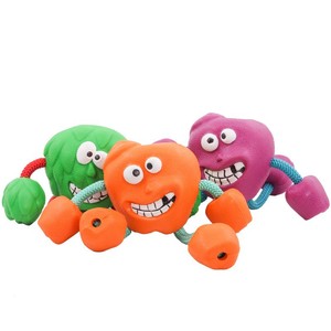 Juguetes <span class=keywords><strong>para</strong></span> Masticar <span class=keywords><strong>para</strong></span> Perros, Pelota de Goma con Sonido de Manzana <span class=keywords><strong>para</strong></span> Masticadores Agresivos, Juguete Interactivo Resistente <span class=keywords><strong>para</strong></span> Perros Medianos y Grandes - Product Image 5