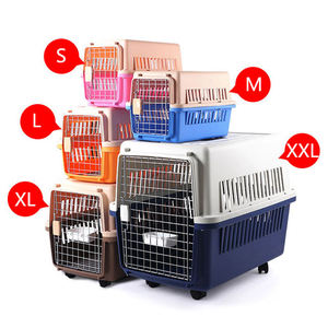 <span class=keywords><strong>Jaula</strong></span> portátil para perros en azul, blanco, gris y naranja, <span class=keywords><strong>jaula</strong></span> para mascotas aprobada por la aerolínea, Perrera de plástico y hierro/<span class=keywords><strong>Jaula</strong></span> para uso en exteriores - Product Image 4
